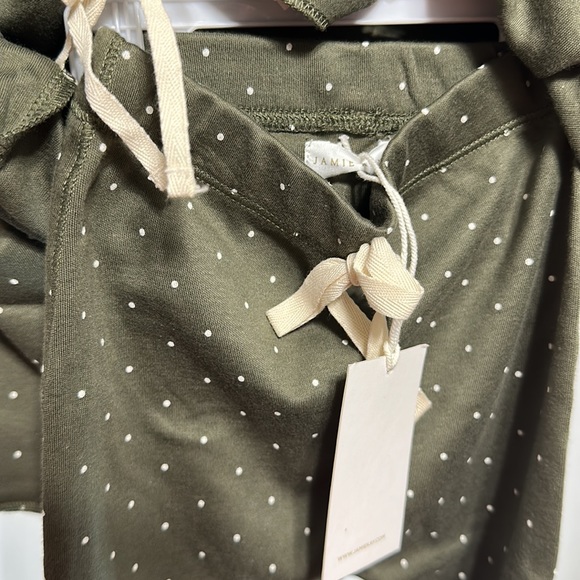Jamie Kay NWT bundle Tiny Dots Wrap Top and Footies Size 1 Year - Picture 6 of 6